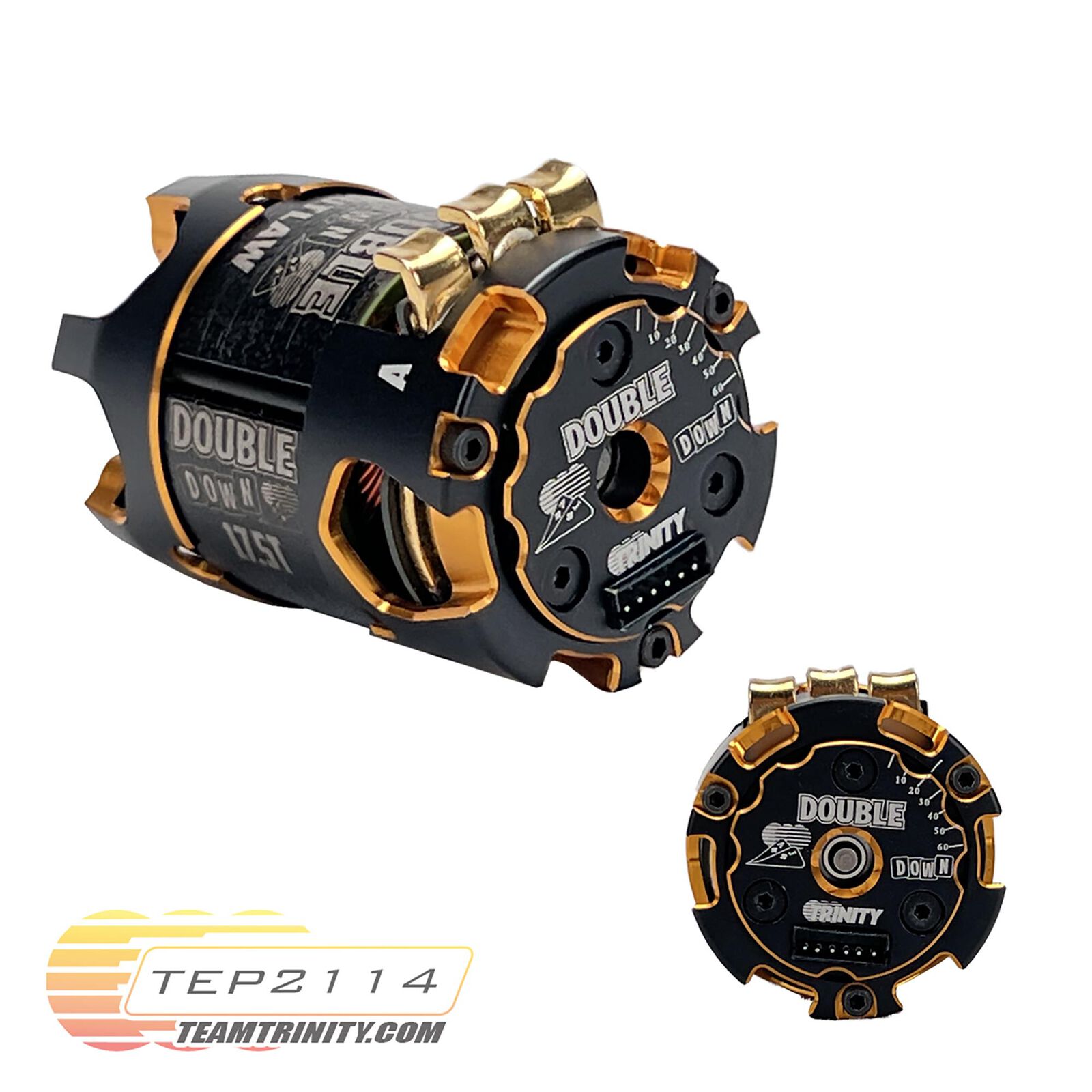 Double Down 17.5T Outlaw Brushless Motor with TEP1149 Rotor